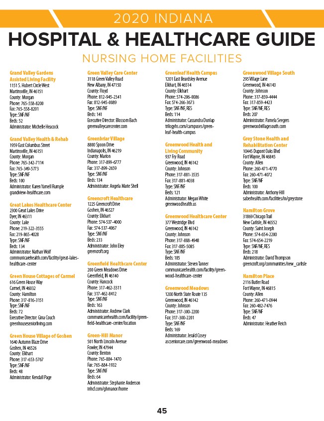 Indiana Hospital Guide 2019 Page 47
